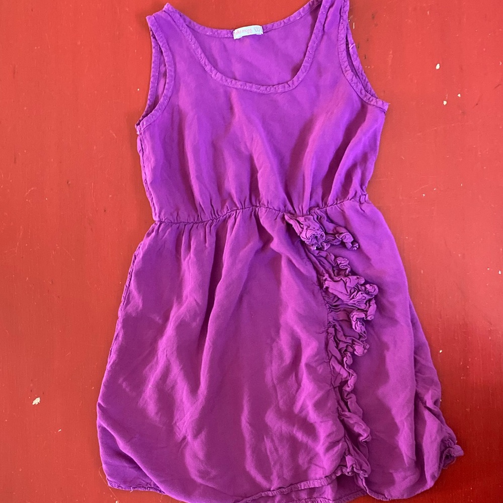Purple Ruffle Dress